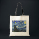 Vincent van Gogh | The Starry Night, Juni 1889 Tragetasche<br><div class="desc">The Starry Night,  June 1889 (Oil on Leinwand),  Gogh,  Vincent van (1853-1990) / Museum of Modern Art,  New York,  USA / The Bridgeman Art Library | Bildauflistungsnummer: XOS702746</div>