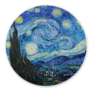 Vincent Van Gogh The Starry Night Keramikknauf