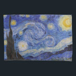 Vincent Van Gogh - The Starry night Kissenbezug<br><div class="desc">The Starry Night / La nuit etoilee - Vincent Van Gogh im Jahr 1889</div>