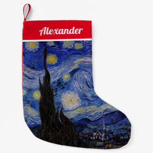 Vincent Van Gogh - The Starry night Kleiner Weihnachtsstrumpf