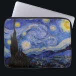 Vincent Van Gogh - The Starry night Laptopschutzhülle<br><div class="desc">The Starry Night / La nuit etoilee - Vincent Van Gogh im Jahr 1889</div>