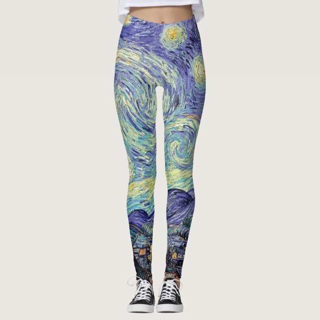 Vincent Van Gogh / The Starry Night Leggings (Vorderseite)