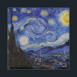 Vincent Van Gogh - The Starry night Magnet<br><div class="desc">The Starry Night / La nuit etoilee - Vincent Van Gogh im Jahr 1889</div>