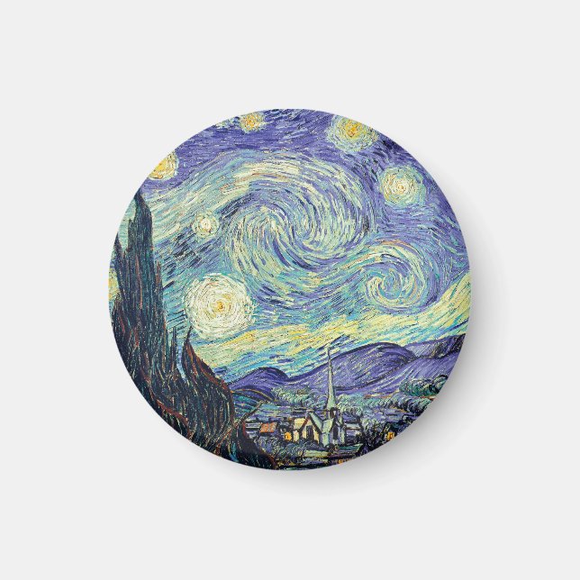 Vincent Van Gogh The Starry Night Magnet (Vorne)
