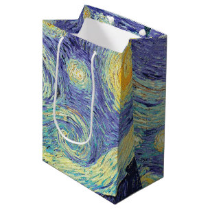 Vincent Van Gogh The Starry Night Mittlere Geschenktüte