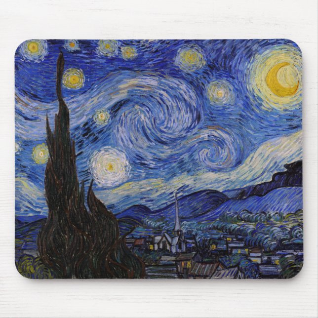 Vincent Van Gogh - The Starry night Mousepad (Vorne)