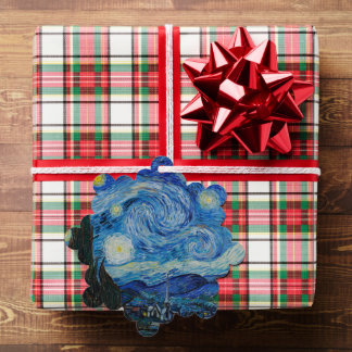 Vincent Van Gogh The Starry Night Ornament Karte