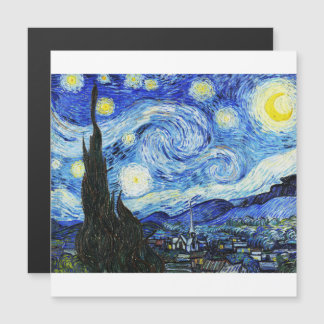 Vincent Van Gogh, The Starry Night painting Magnetkarte
