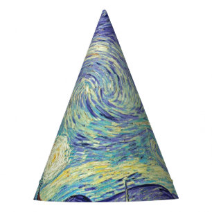 Vincent Van Gogh The Starry Night Partyhütchen