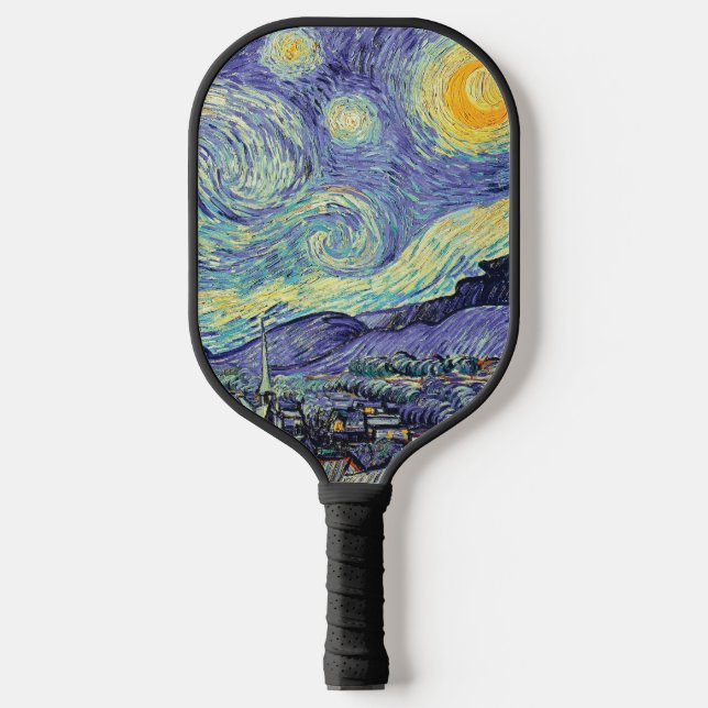 Vincent Van Gogh The Starry Night Pickleball Schläger (Vorderseite)