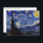 Vincent Van Gogh - The Starry night Postkarte<br><div class="desc">The Starry Night / La nuit etoilee - Vincent van Gogh,  1889</div>
