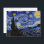 Vincent Van Gogh - The Starry night Postkarte<br><div class="desc">The Starry Night / La nuit etoilee - Vincent van Gogh,  1889</div>