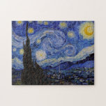 Vincent Van Gogh - The Starry night Puzzle<br><div class="desc">The Starry Night / La nuit etoilee - Vincent Van Gogh im Jahr 1889</div>