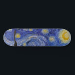 Vincent Van Gogh - The Starry night Skateboard<br><div class="desc">The Starry Night / La nuit etoilee - Vincent Van Gogh im Jahr 1889</div>