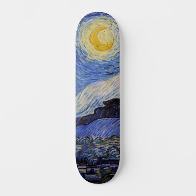 Vincent Van Gogh - The Starry night Skateboard (Vorderseite)