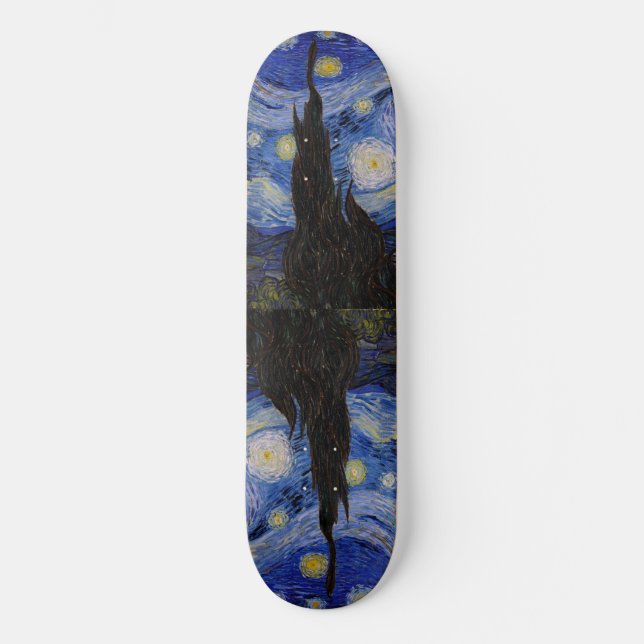 Vincent Van Gogh - The Starry night Skateboard (Vorderseite)