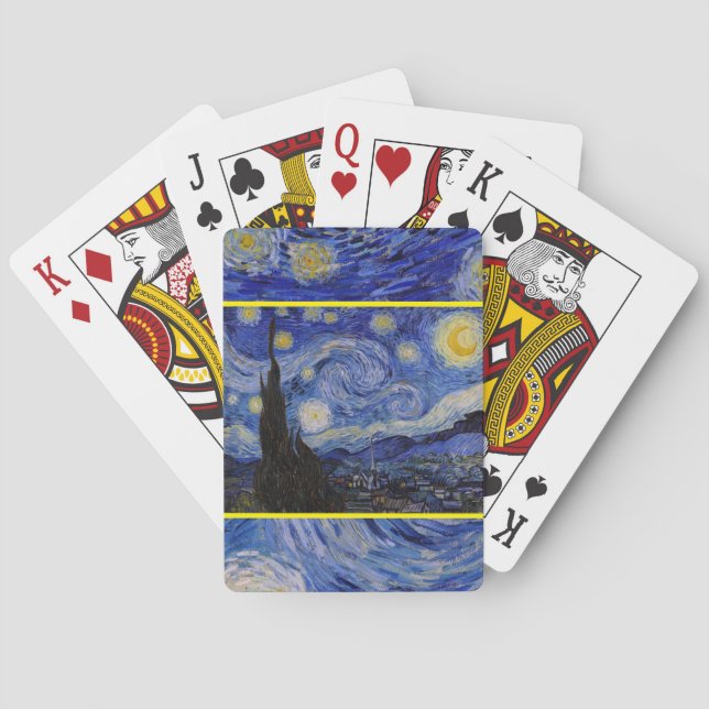 Vincent Van Gogh - The Starry night Spielkarten (Rückseite)