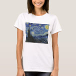 Vincent Van Gogh, The Starry Night T-Shirt<br><div class="desc">Vincent Van Gogh - The Starry Night,  1889.</div>