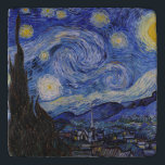 Vincent Van Gogh - The Starry night Töpfeuntersetzer<br><div class="desc">The Starry Night / La nuit etoilee - Vincent Van Gogh im Jahr 1889</div>