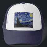 Vincent Van Gogh - The Starry night Truckerkappe<br><div class="desc">The Starry Night / La nuit etoilee - Vincent Van Gogh im Jahr 1889</div>