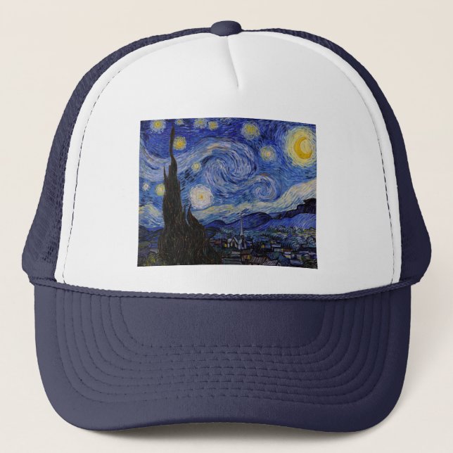 Vincent Van Gogh - The Starry night Truckerkappe (Vorderseite)