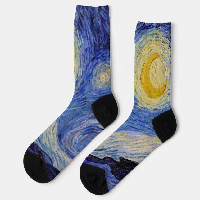 Vincent Van Gogh - The Starry Socken (Linkes Detail)