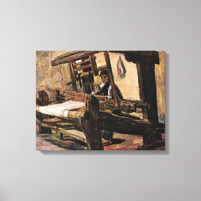 Vincent Van Gogh - The Weaver - Fine Art Leinwanddruck (Vorderseite)