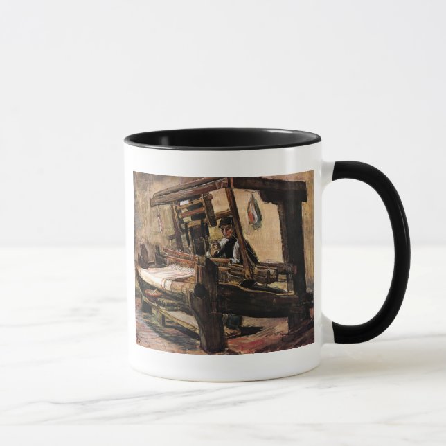 Vincent Van Gogh - The Weaver - Fine Art Tasse (Rechts)