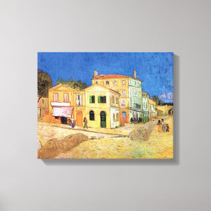 Vincent Van Gogh - The Yellow House - Fine Art Leinwanddruck