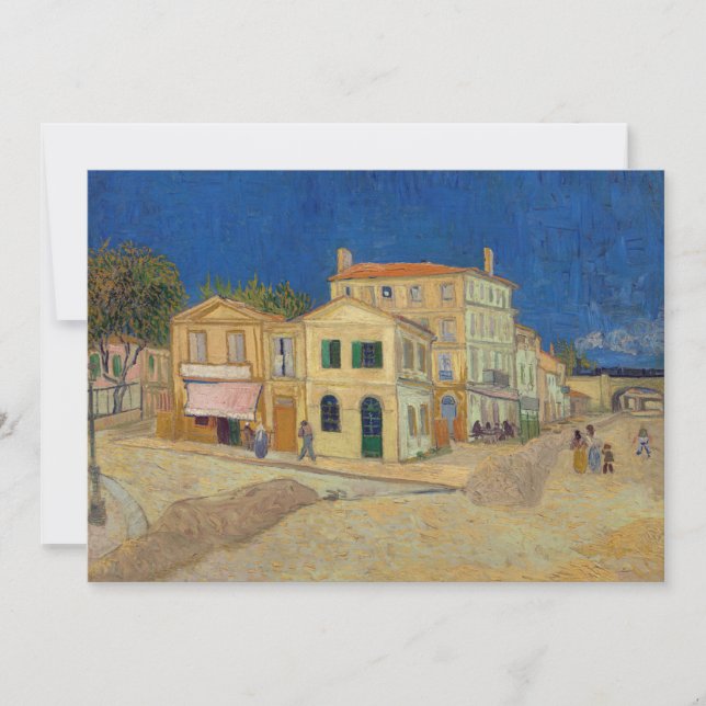 Vincent van Gogh - The Yellow House / The Street Einladung (Vorderseite)