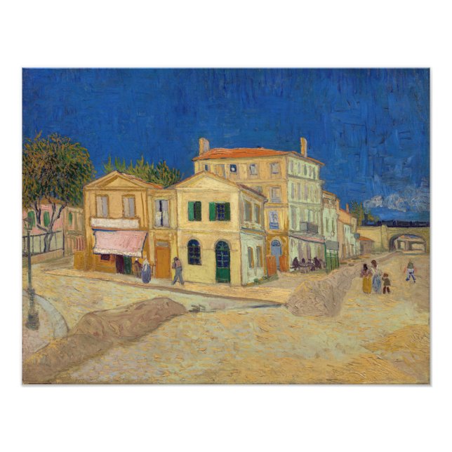 Vincent van Gogh - The Yellow House / The Street Fotodruck (Vorne)