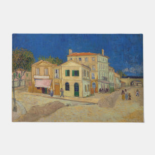 Vincent van Gogh - The Yellow House / The Street Fußmatte
