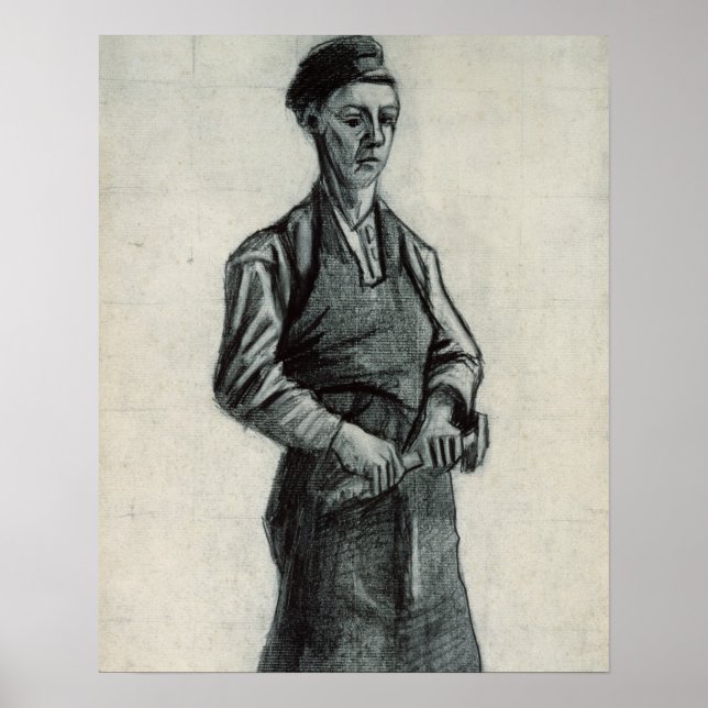 Vincent van Gogh | The Young Blacksmith, 1882 Poster (Vorne)