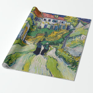 Vincent van Gogh - Treppe bei Auvers Geschenkpapier