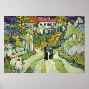 Vincent van Gogh Treppe bei Auvers Poster
