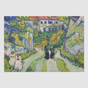 Vincent van Gogh - Treppe in Auvers Seidenpapier