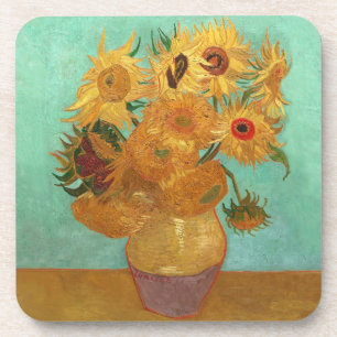 Vincent Van Gogh Twelve Sunflowers In A Vase Getränkeuntersetzer