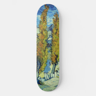 Vincent Van Gogh Two Poplars in Saint-Rémy Skateboard
