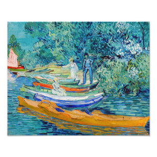 Vincent van Gogh - Ufer der Oise bei Auvers Fotodruck