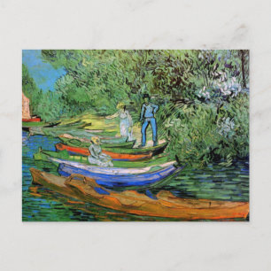 Vincent van Gogh - Ufer der Oise bei Auvers Postkarte
