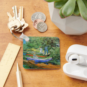 Vincent van Gogh - Ufer der Oise bei Auvers Schlüsselanhänger