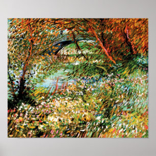 Vincent Van Gogh - Ufer der Seine im Frühling Poster
