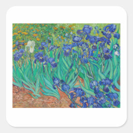 VINCENT VAN GOGH UMSCHLAG AUFKLEBER "IRISES"