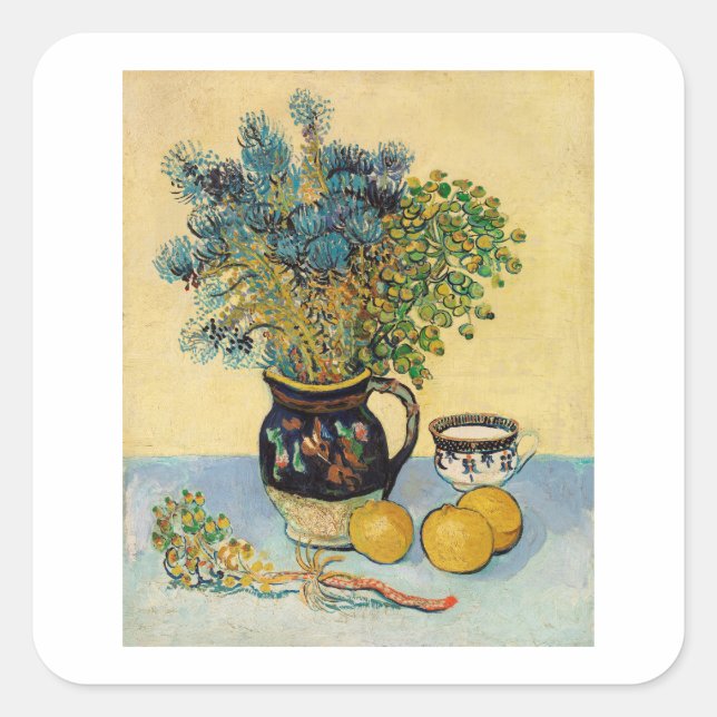 VINCENT VAN GOGH UMSCHLAG AUFKLEBER "STILL LIFE" (Vorderseite)
