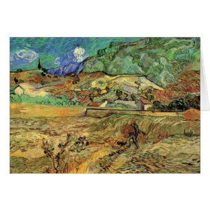 Vincent van Gogh - Umzäuntes Weizenfeld w Bauernho