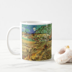 Vincent van Gogh - Umzäuntes Weizenfeld w Bauernho Kaffeetasse