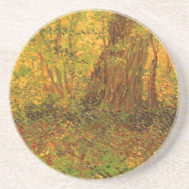 Vincent van Gogh - UnderGrowth Getränkeuntersetzer (Vorne)