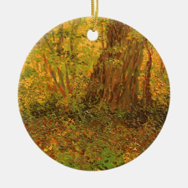 Vincent van Gogh - UnderGrowth Keramik Ornament (Vorne)