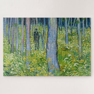 Vincent van Gogh - Unterholz mit zwei Figuren Puzzle