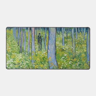 Vincent van Gogh - Unterholz mit zwei Figuren Schreibtischunterlage